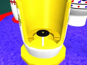 carnival ride teacups Model 3D