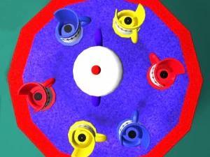 carnival ride teacups 3D Model