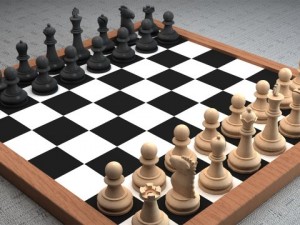 chess board Modello 3D