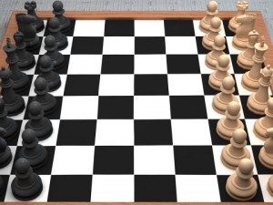 chess board 3D Model