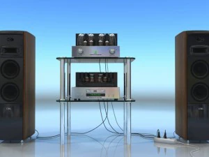 tube amplifier 3D Model