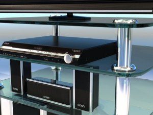 dvd home theater system Modello 3D