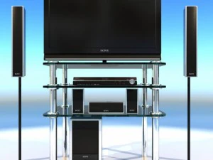 dvd home theater system 3D Model