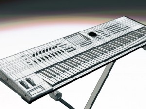 yamaha motif xf7 3D Model