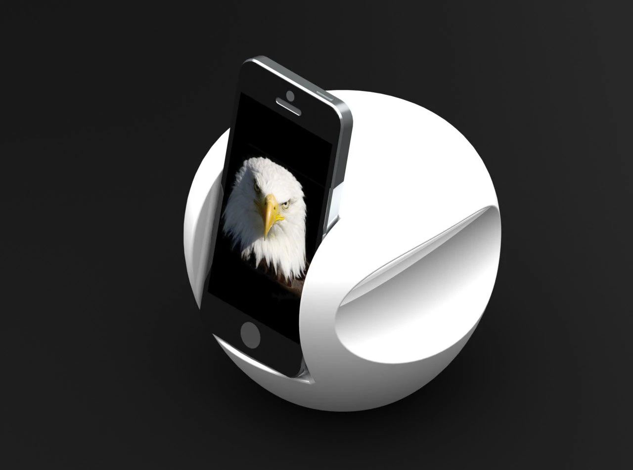 iphone 5 dock 3D Model .c4d .max .obj .3ds .fbx .stl .blend 