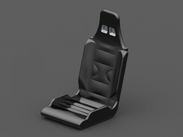 car seat Model 3D .c4d .max .obj .3ds .fbx .stl .blend 