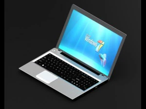 computer portatile Modello 3D