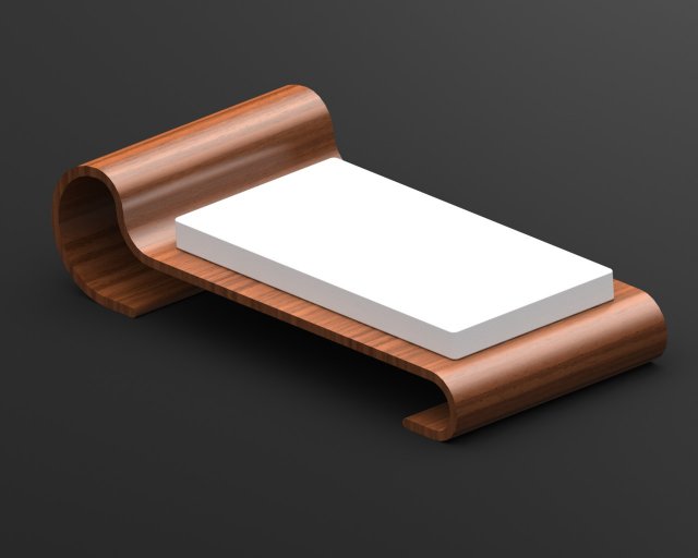 bed 3D Model .c4d .max .obj .3ds .fbx .stl .blend 
