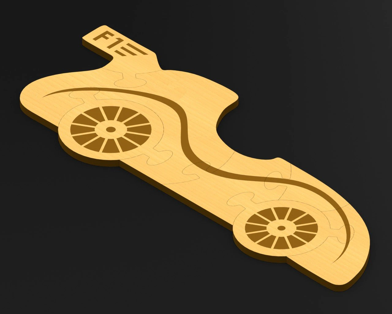 car puzzle for kids 3D Model .c4d .max .obj .3ds .fbx .stl .blend