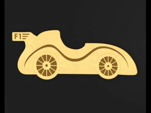car puzzle for kids 3D Model