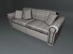 comfyredsofa 3D Model