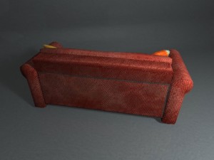 comfyredsofa 3D Модель