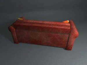 comfyredsofa 3D Model