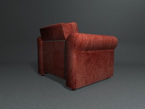 comfyredchair Modèle 3D