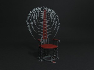 dragon throne Modelo 3D