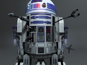 r2d2 3D-Modell