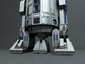 r2d2 3D-Modell