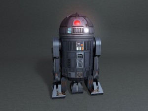 d2v2  darth vader droid Modello 3D