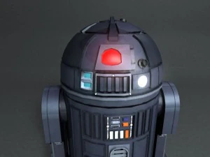 d2v2  darth vader droid 3D Model