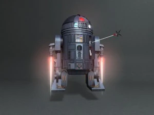 d2v2  darth vader droid 3D Model