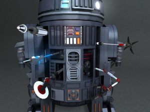 d2v2  darth vader droid Modelo 3D
