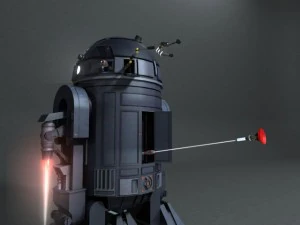 d2v2  darth vader droid 3D Model