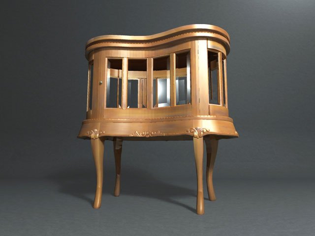 victorian serving table 3D-Modell .c4d .max .obj .3ds .fbx .stl .blend 