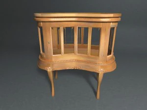 victorian serving table 3D Model