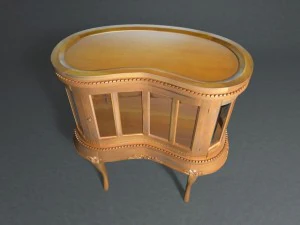 victorian serving table 3D Model