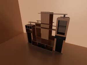 shelving 3D-Modell
