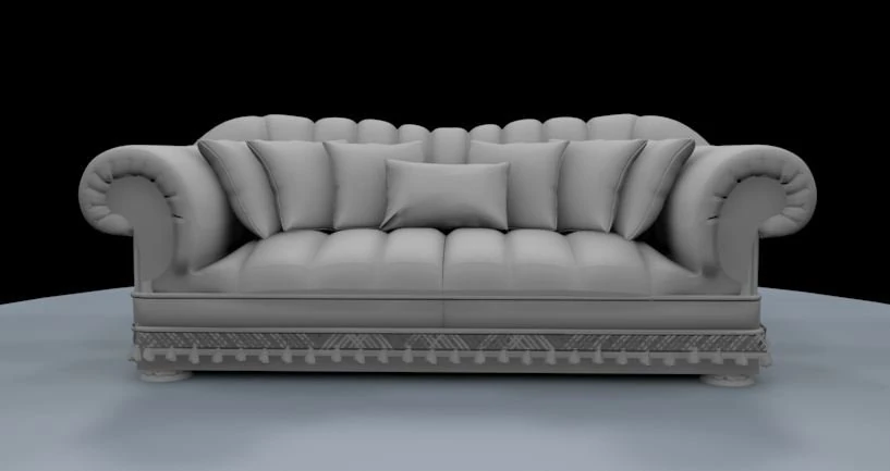 gm sofa 3D Model .c4d .max .obj .3ds .fbx .stl .blend 