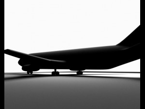 plane without texture 3D Model