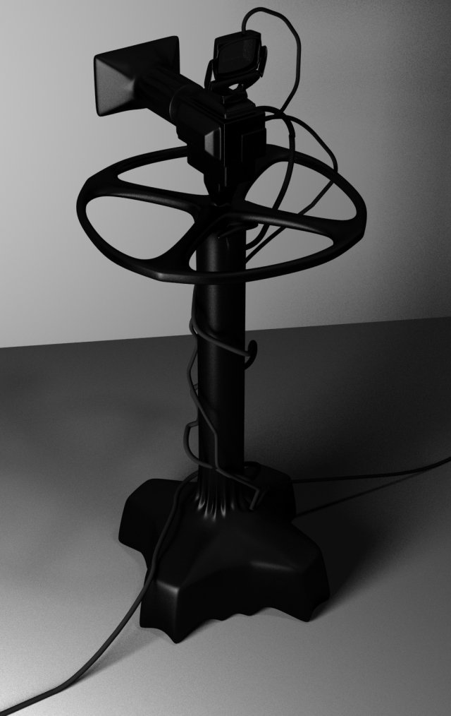 tv cam Model 3D .c4d .max .obj .3ds .fbx .stl .blend 