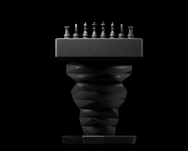 chess table 3D Модель .c4d .max .obj .3ds .fbx .stl .blend 