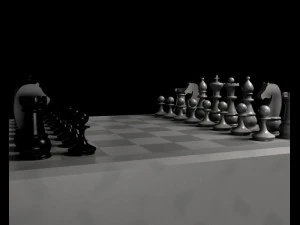 chess table 3D Model