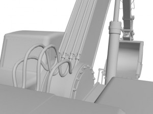 excavator 3Dモデル