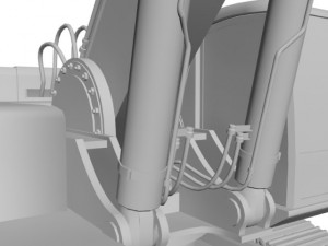 excavator 3Dモデル