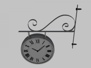 clock 3D-Modell