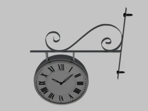 rel&oacute;gio Modelo 3D