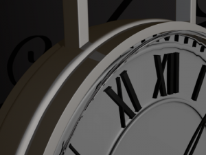 clock 3D-Modell