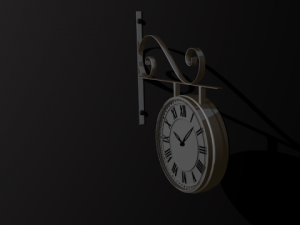 clock 3D-Modell