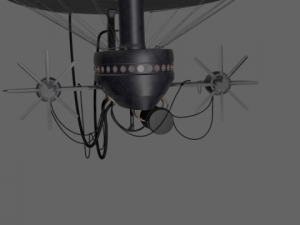 airship 3D-Modell