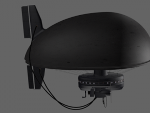 airship 3D-Modell