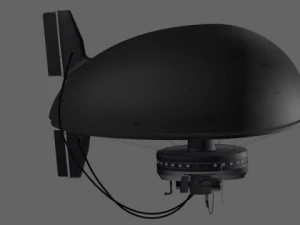 dirig&iacute;vel Modelo 3D