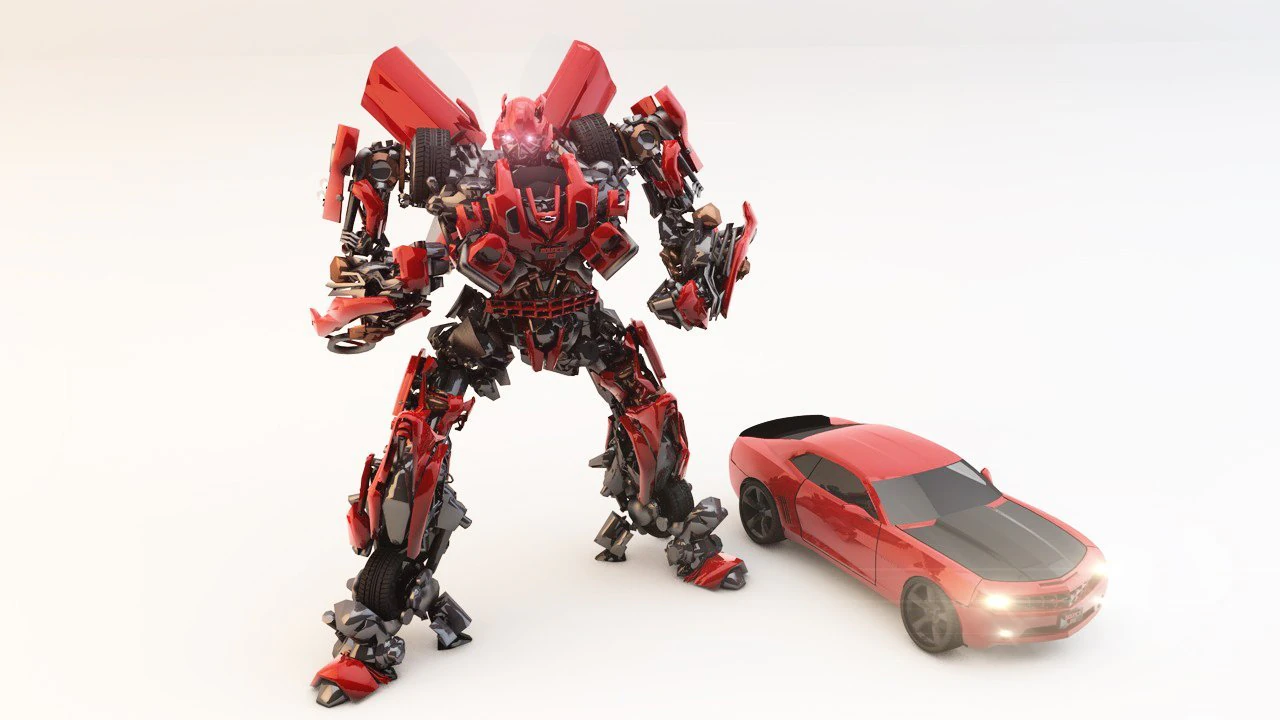 transformer bumblebee 3D Model .c4d .max .obj .3ds .fbx .stl .blend 
