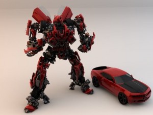 transformer bumblebee Model 3D