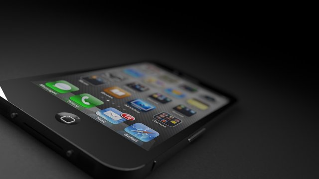 photorealistic iphone 3D Model .c4d .max .obj .3ds .fbx .stl .blend 