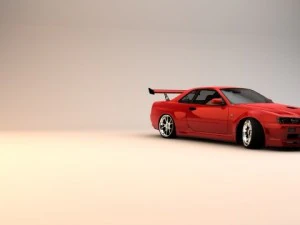 nissan skyline gtr34 3D Model