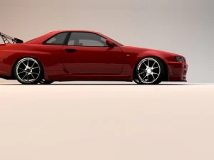 nissan skyline gtr34 3D Model