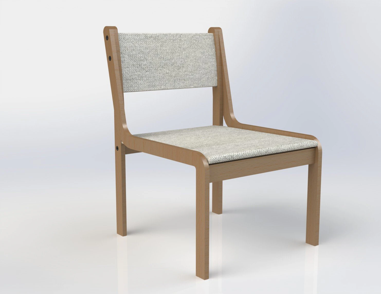 cadeira de madeira Modelo 3D .c4d .max .obj .3ds .fbx .stl .blend 